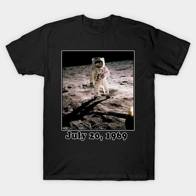 Iconic Photo of Moon Astronaut T-Shirt by Scarebaby